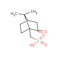 d-Camphorsulfonic acid formula graphical representation