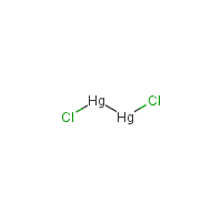 Mercurous chloride formula graphical representation