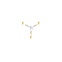 Titanium trifluoride formula graphical representation