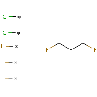 Dichloropentafluoropropane formula graphical representation