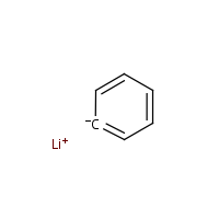 Phenyllithium formula graphical representation