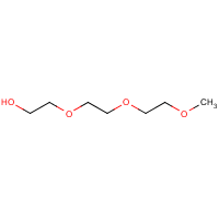 Triethylene glycol monomethyl ether formula graphical representation