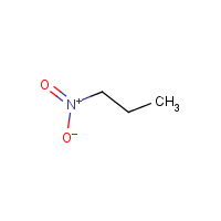 1-Nitropropane formula graphical representation