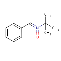 Phenyl-N-tert-butylnitrone formula graphical representation
