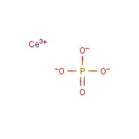 Cerium phosphate formula graphical representation