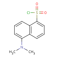 Dansyl chloride formula graphical representation