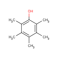 Pentamethylphenol formula graphical representation