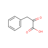 Phenylpyruvic acid formula graphical representation