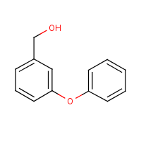 3-Phenoxybenzyl alcohol formula graphical representation