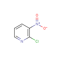 2-Chloro-3-nitropyridine formula graphical representation