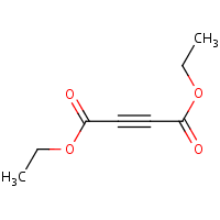 Diethyl 2-butynedioate formula graphical representation