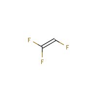 Trifluoroethene formula graphical representation