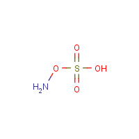Hydroxylamine-O-sulfonic acid formula graphical representation