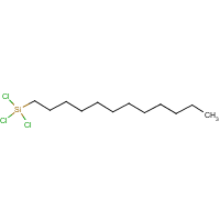 Dodecyltrichlorosilane formula graphical representation