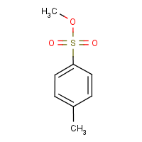 Methyl p-methylbenzenesulfonate formula graphical representation