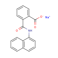 Naptalam-sodium formula graphical representation