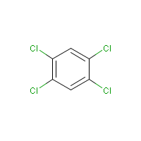 1,2,4,5-Tetrachlorobenzene formula graphical representation