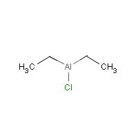 Chlorodiethylaluminum formula graphical representation