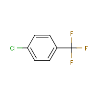 1-Chloro-4-(trifluoromethyl)benzene formula graphical representation