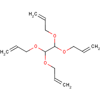 Tetraallyloxyethane formula graphical representation
