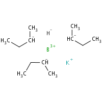 Potassium tri-sec-butylborohydride formula graphical representation