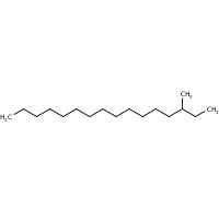 3-Methylhexadecane formula graphical representation