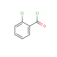 2-Chlorobenzoyl chloride formula graphical representation
