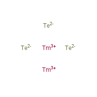 Thulium telluride formula graphical representation