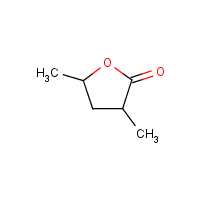 Dihydro-3,5-dimethyl-2(3H)-furanone formula graphical representation