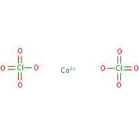 Cobalt(II) perchlorate formula graphical representation