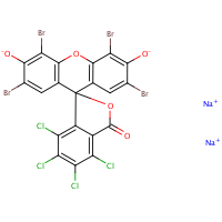 Phloxine B formula graphical representation