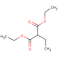 Diethyl ethylmalonate formula graphical representation