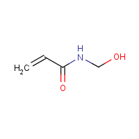 N-Methylolacrylamide formula graphical representation