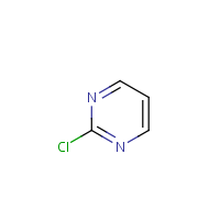 2-Chloropyrimidine formula graphical representation