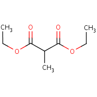 Diethyl methylmalonate formula graphical representation