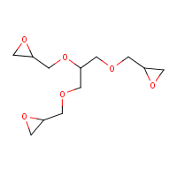 Triglycidylglycerol formula graphical representation
