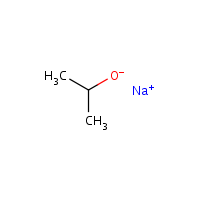 Sodium isopropoxide formula graphical representation