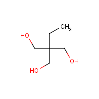 Trimethylolpropane formula graphical representation