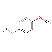 4-Methoxybenzylamine formula graphical representation
