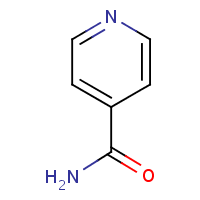 Isonicotinamide formula graphical representation