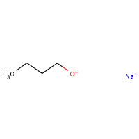 Sodium n-butylate formula graphical representation