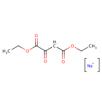 Diethyl sodium oxalacetate formula graphical representation