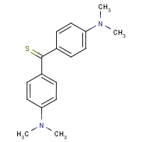 4,4'-Bis(dimethylamino)thiobenzophenone formula graphical representation