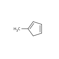 Methylcyclopentadiene formula graphical representation