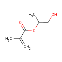 Hydroxypropyl methacrylate formula graphical representation