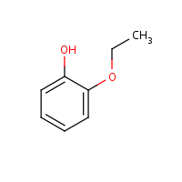 2-Ethoxyphenol formula graphical representation