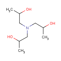 Triisopropanolamine formula graphical representation