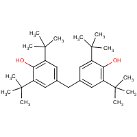 4,4'-Methylenebis(2,6-di-tert-butylphenol) formula graphical representation