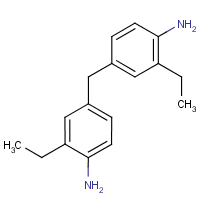 4,4'-Methylenebis(2-ethylbenzenamine) formula graphical representation