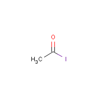 Acetyl iodide formula graphical representation